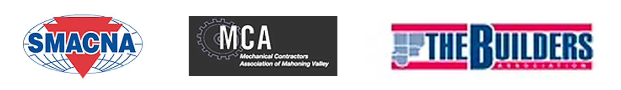 SMACNA, MCA, and The Builders logos